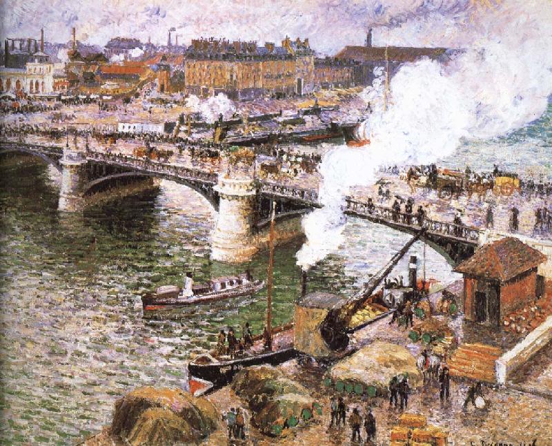 Camille Pissarro Rainy Rouen
